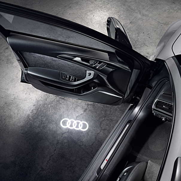 Светодиодная подсветка порогов для Audi, кольца Audi LED, узкий разъем