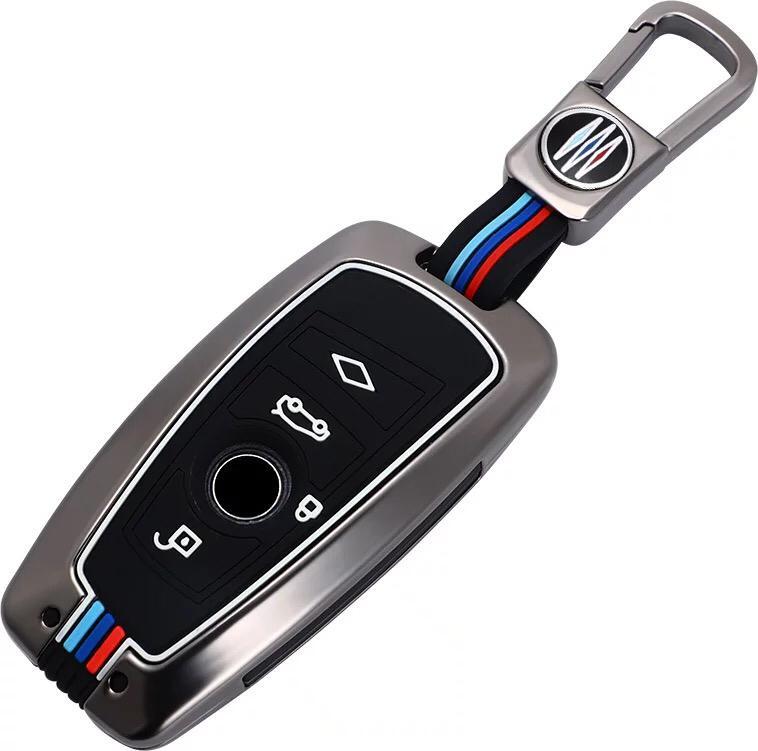 Чехол для ключа автомобиля BMW F серии 3 кнопки grey