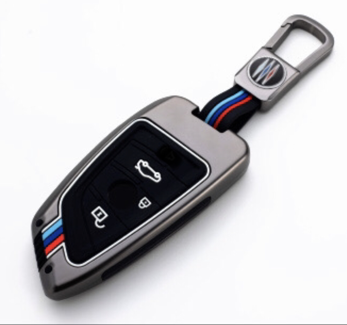 Чехол для ключа автомобиля BMW G серии 3 кнопки grey