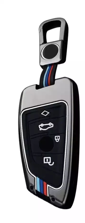 Чехол для ключа автомобиля BMW G серии 4 кнопки grey