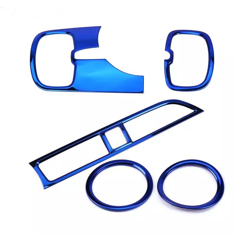 Комплект накладок на переднюю панель Kia Rio 4 blue